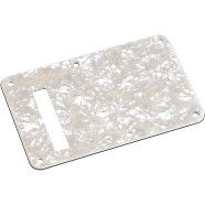 Fender Backplate, Stratocaster®, White Moto, 4-Ply