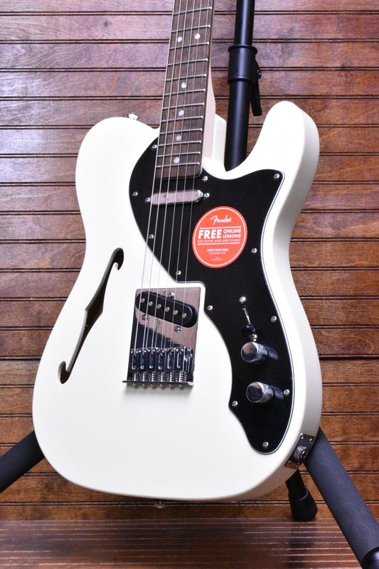 Squier Affinity Series® Telecaster® Thinline, Olympic White