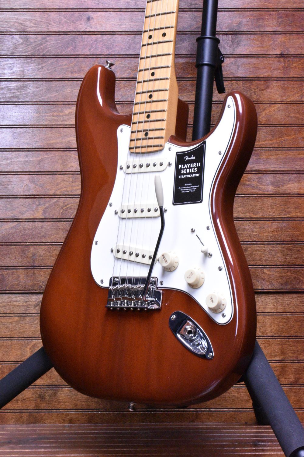 Fender Player II Stratocaster®, Maple Fingerboard, Transparent Mocha Burst