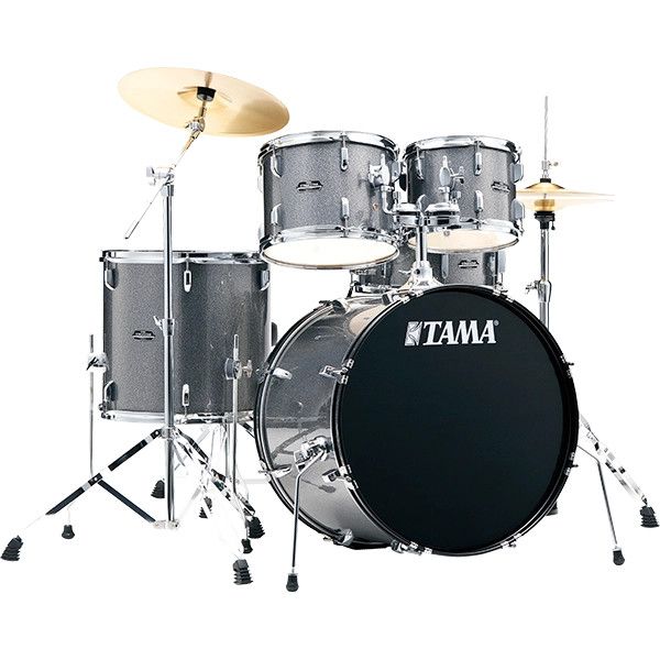 Tama Stagestar 5-Piece Drum Kit with Hardware, Cosmic Silver Sparkle