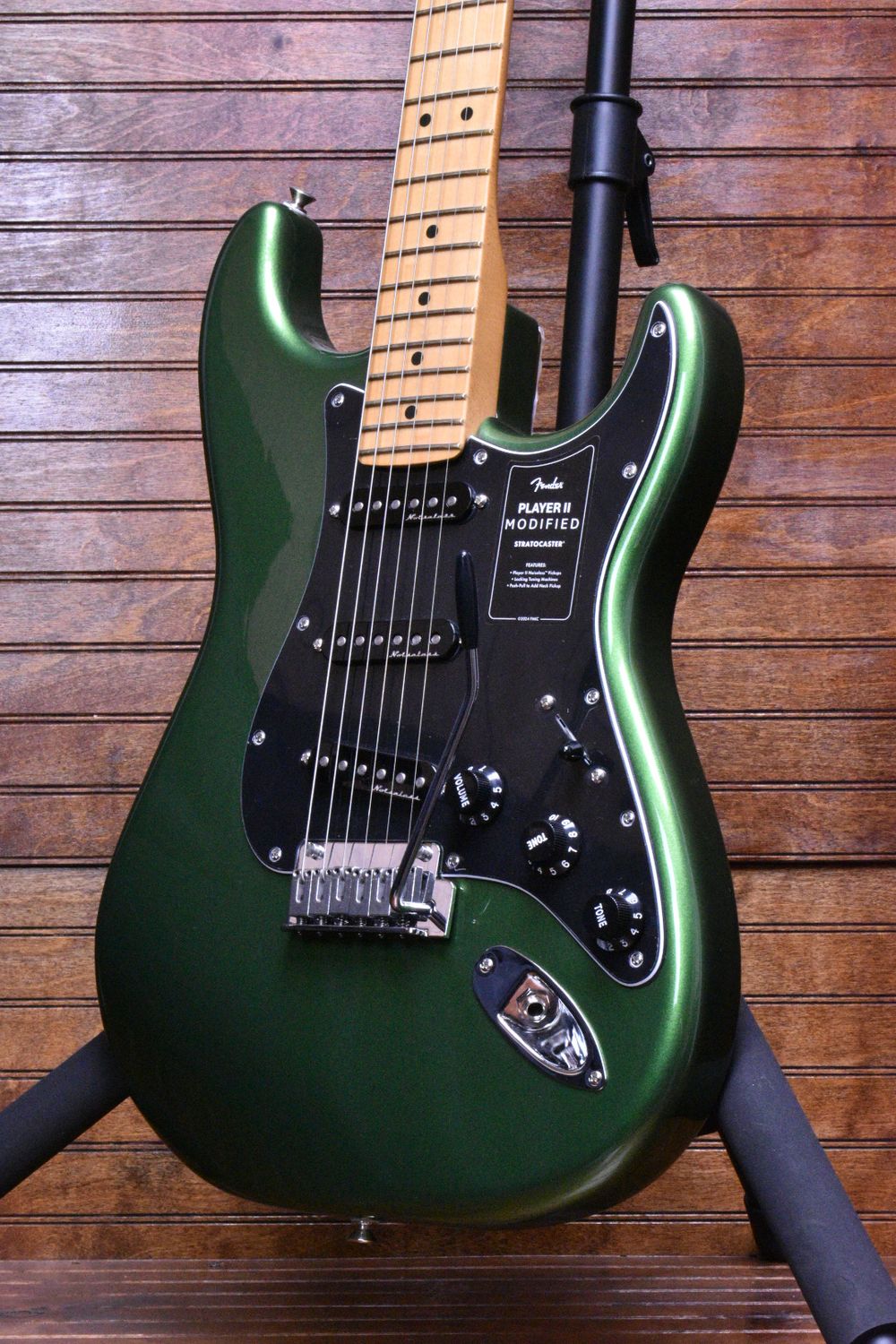 Fender Player II Modified Stratocaster®, Maple Fingerboard, Harvest Green Metallic