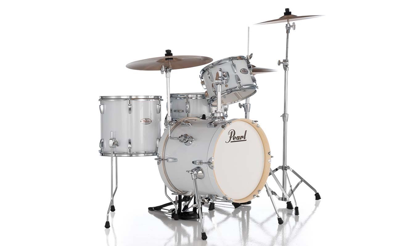 Pearl Midtown Compact Drumkit, White