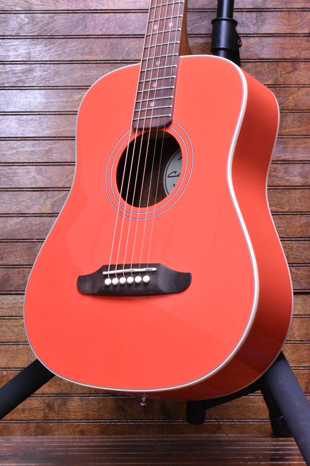 Fender California Standard Redondo™ Mini with Bag, Spruce Top, Fiesta Red