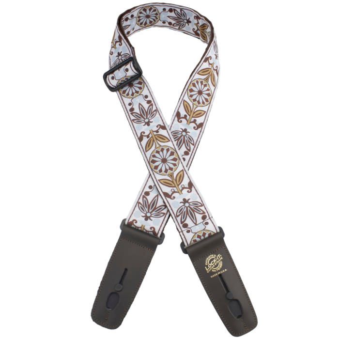 Lock-It 2" Jacquard 40 Guitar Strap, Floral