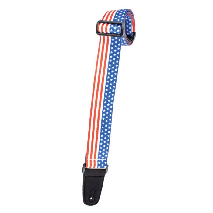 Henry Heller Sublimation Design Guitar Strap, American Flag