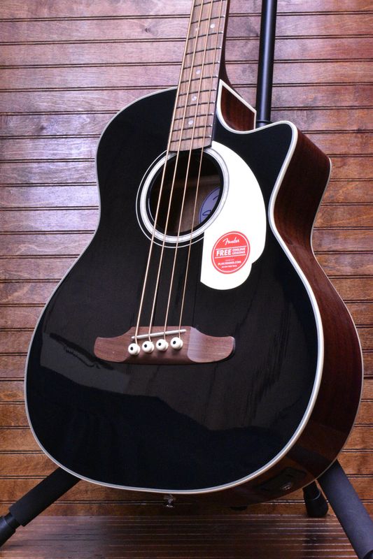 Fender California Deluxe Kingman™ Bass CE, Walnut Fingerboard, Black