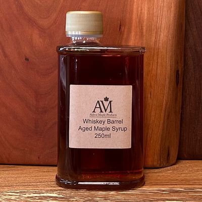 Aldred&#39;s Whiskey Barrel Aged Maple Syrup 250 mL