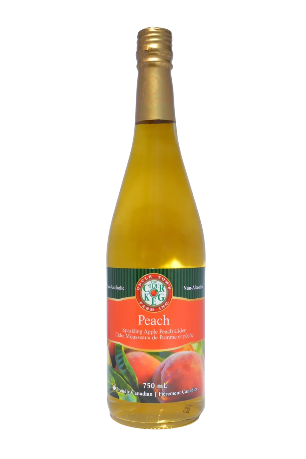Peach - The Cider Keg Sparkling Apple Cider 750 mL