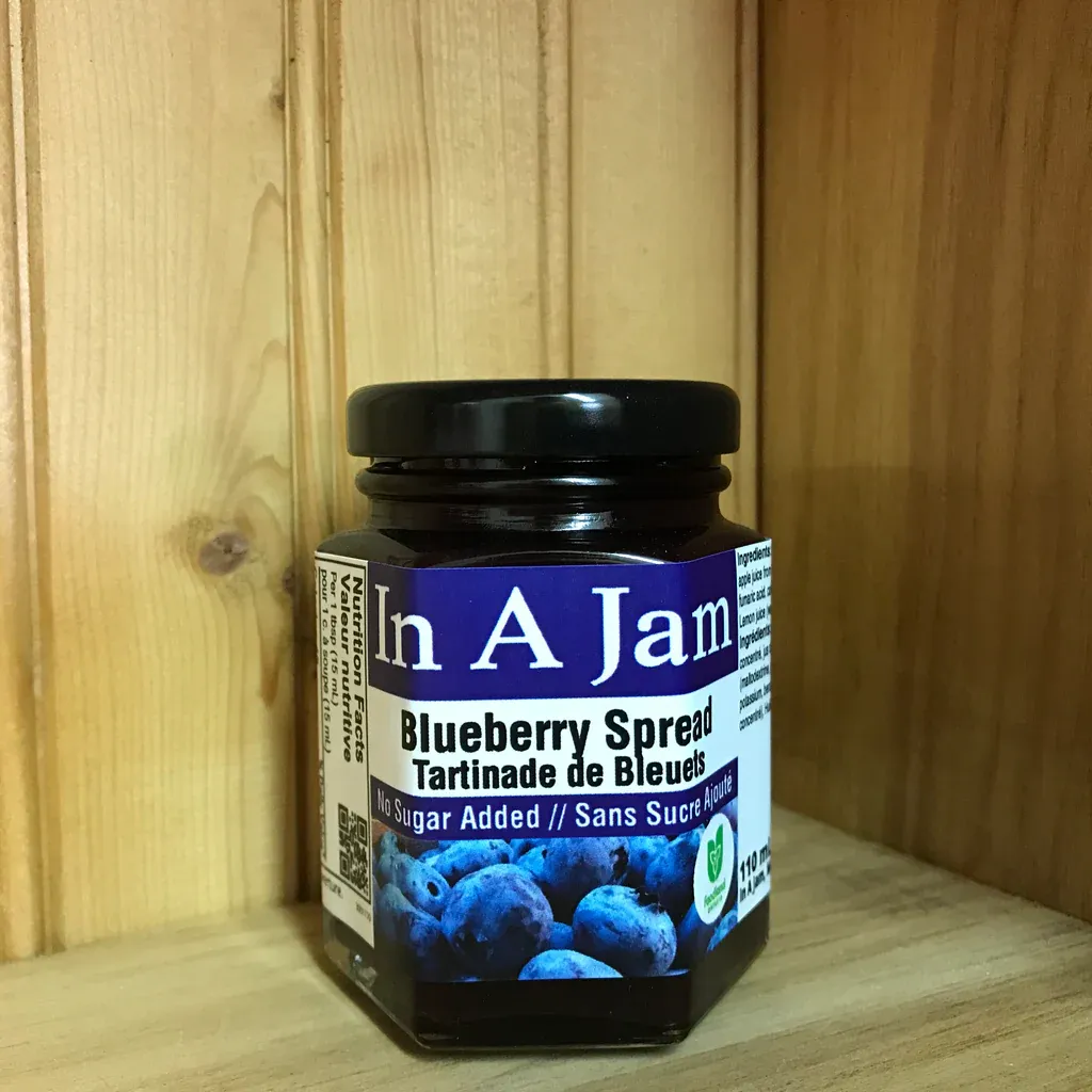 No Sugar Added Blueberry Spread 110 mL