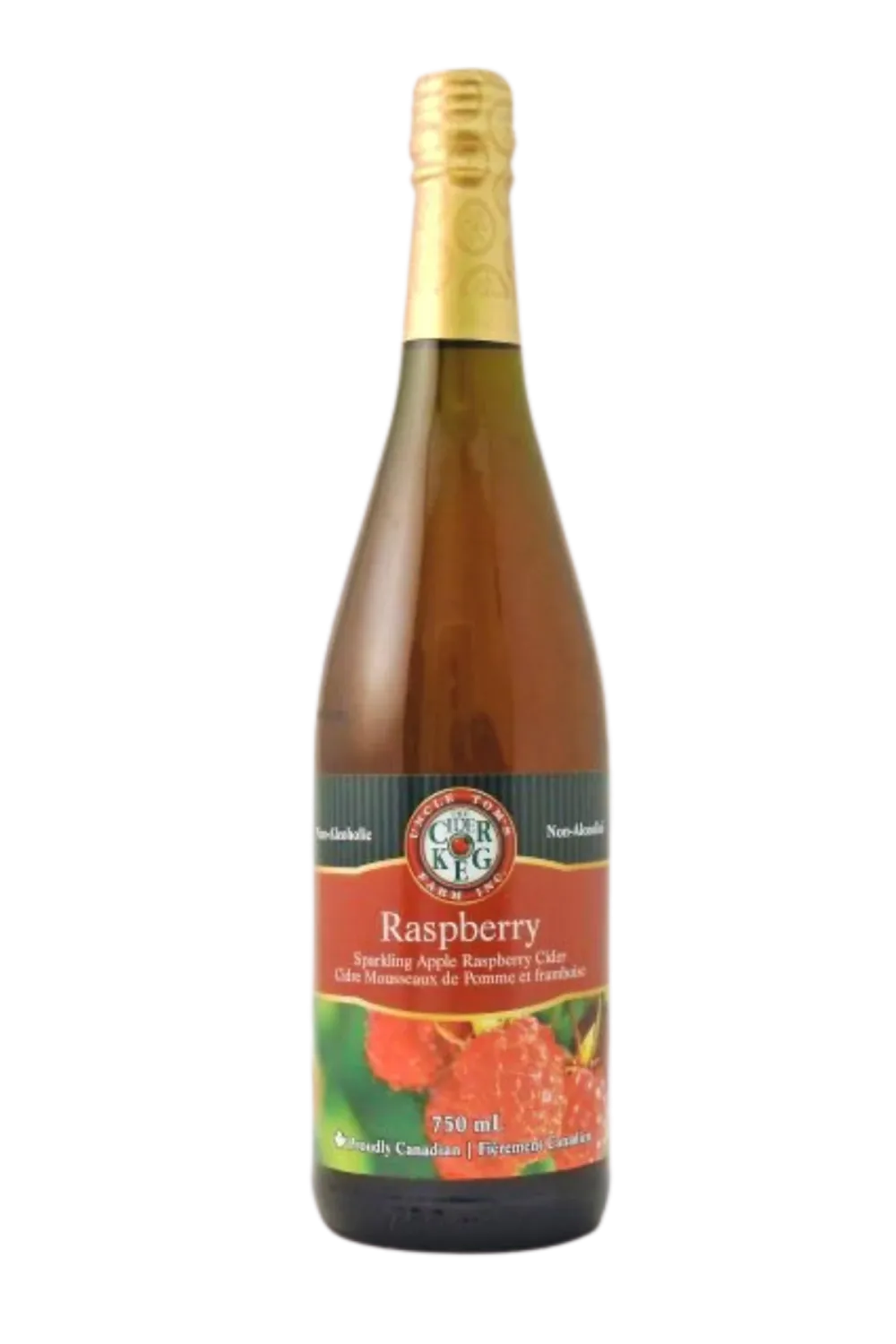 Raspberry - The Cider Keg Sparkling Apple Cider 750 mL