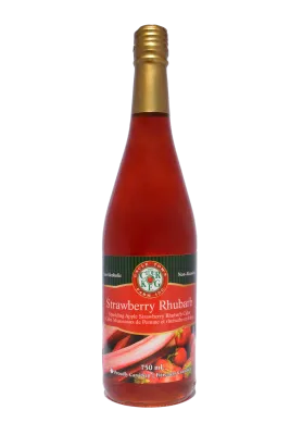 Strawberry Rhubarb - The Cider Keg Sparkling Apple Cider 750 mL