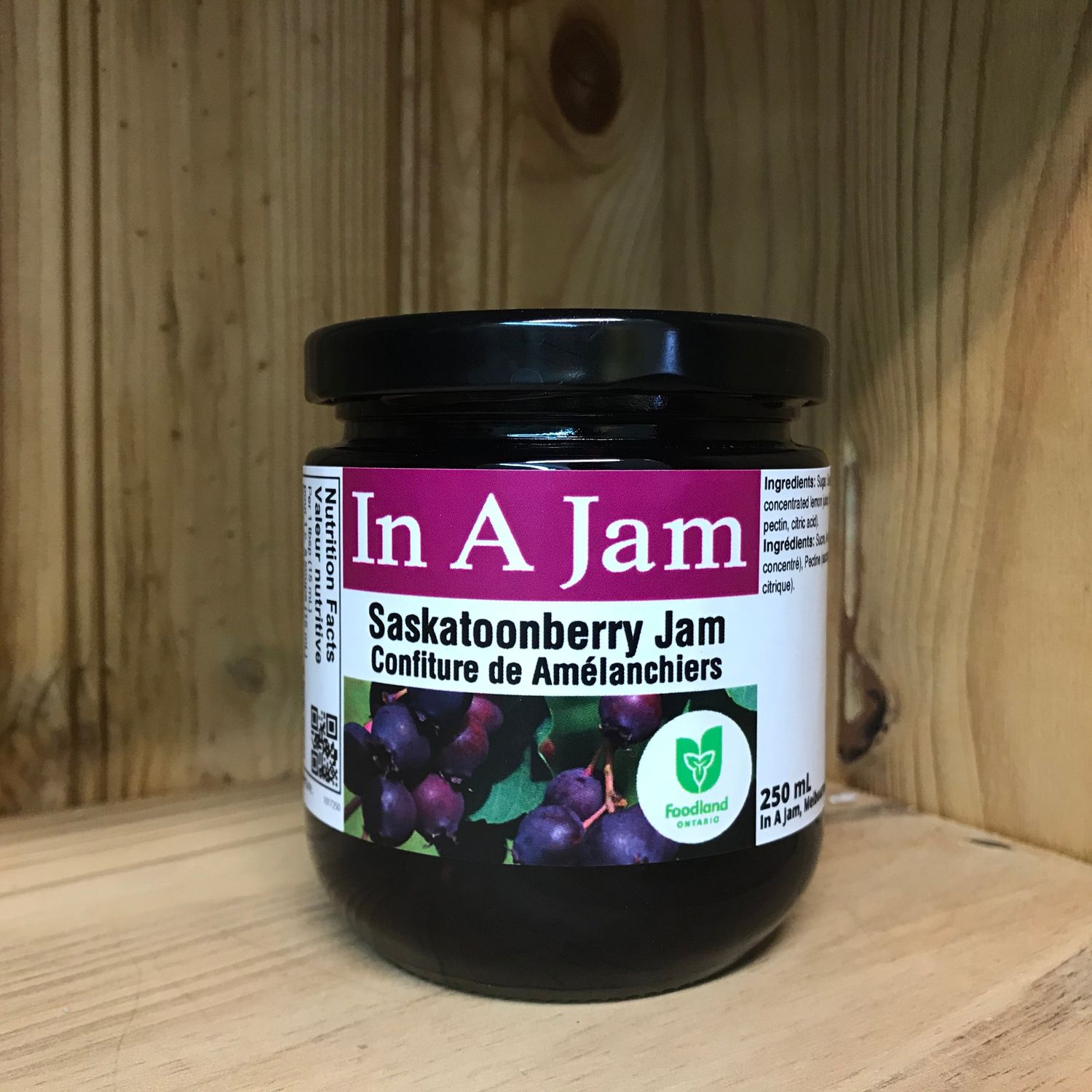 Saskatoonberry Jam 250 mL