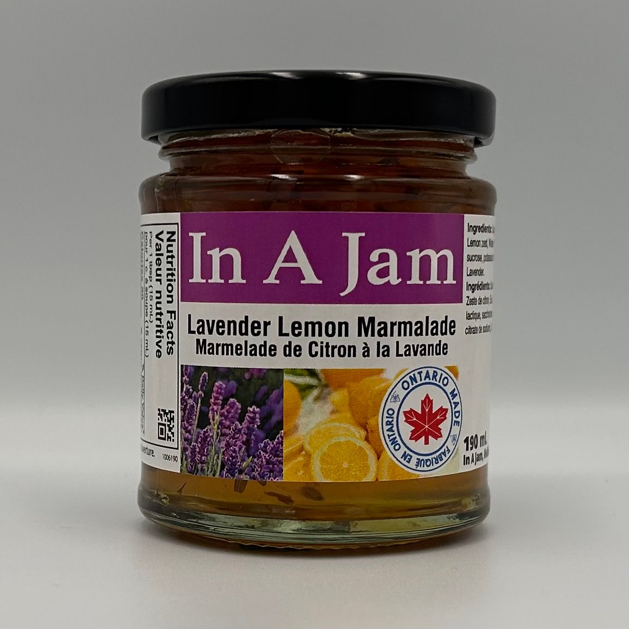 Lavender Lemon Marmalade 190 mL