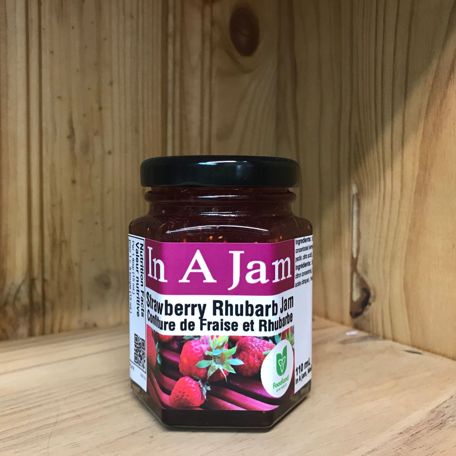 Strawberry Rhubarb Jam 110 mL