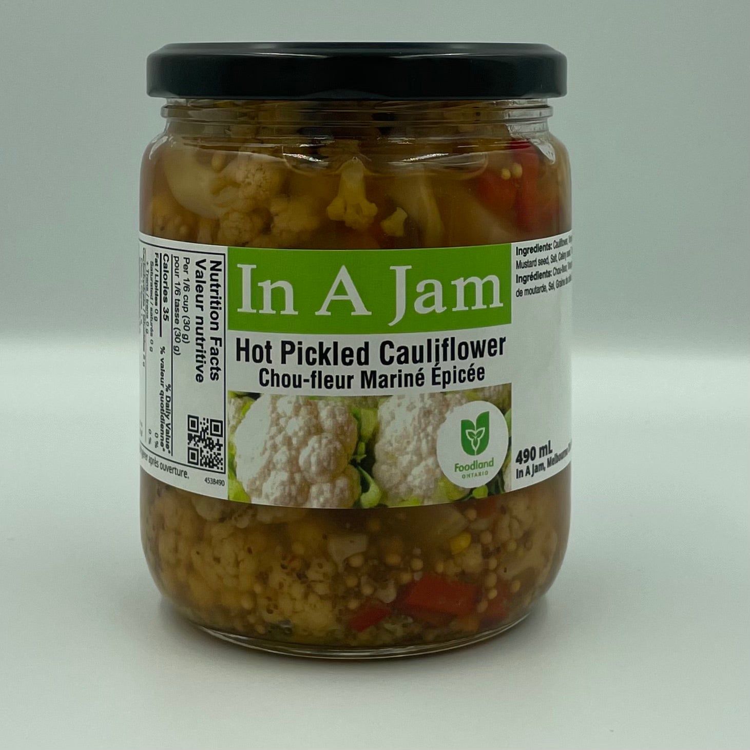Hot Pickled Cauliflower 490 mL
