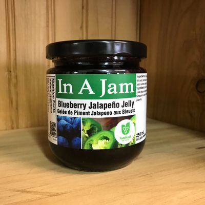 Blueberry Jalapeno Pepper Jelly 250 mL