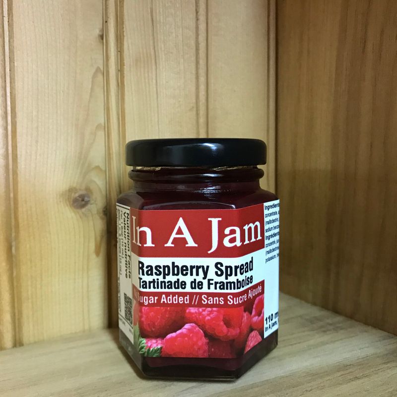 Raspberry Spread 110 mL - No Sugar Added