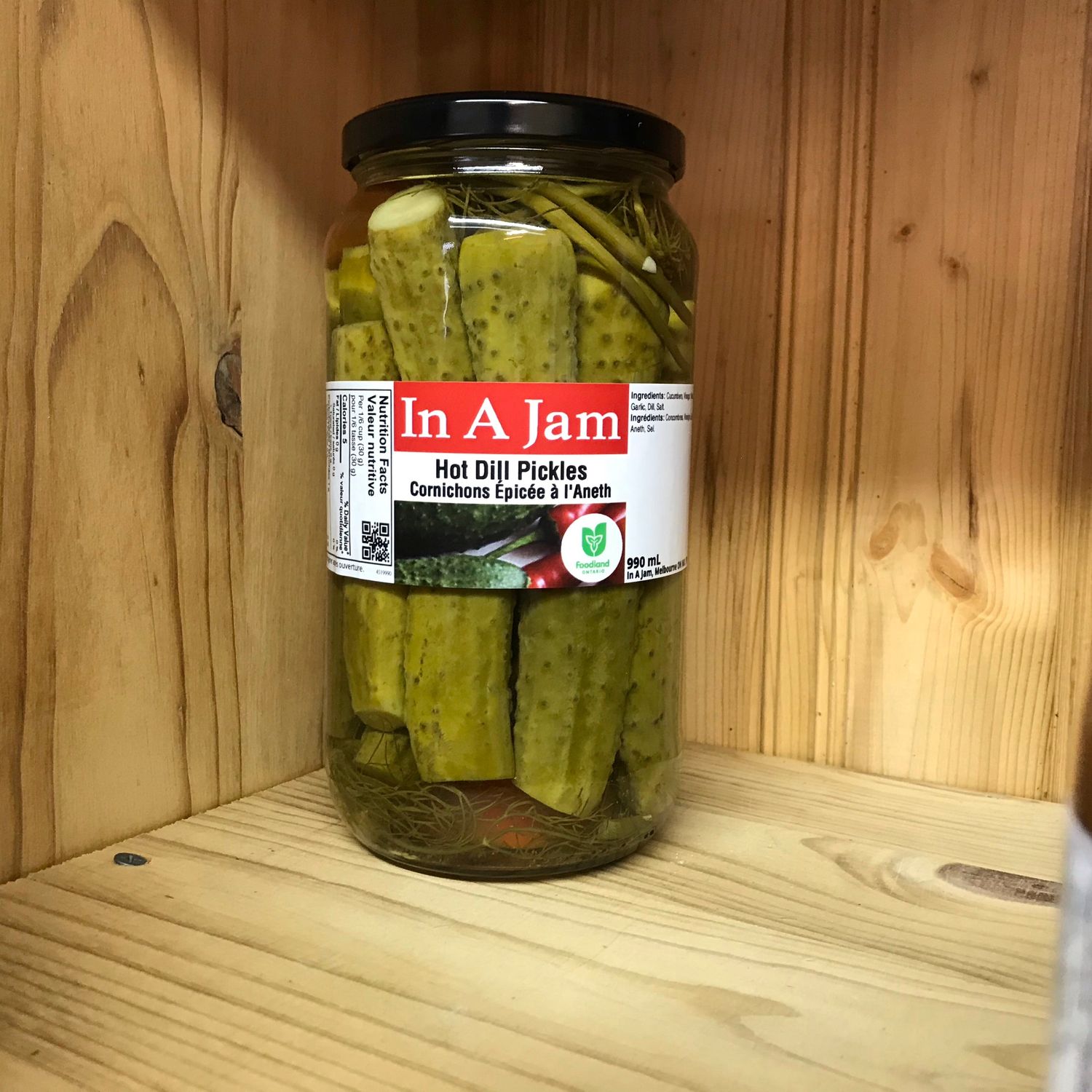 Hot Dill Pickles 990 mL