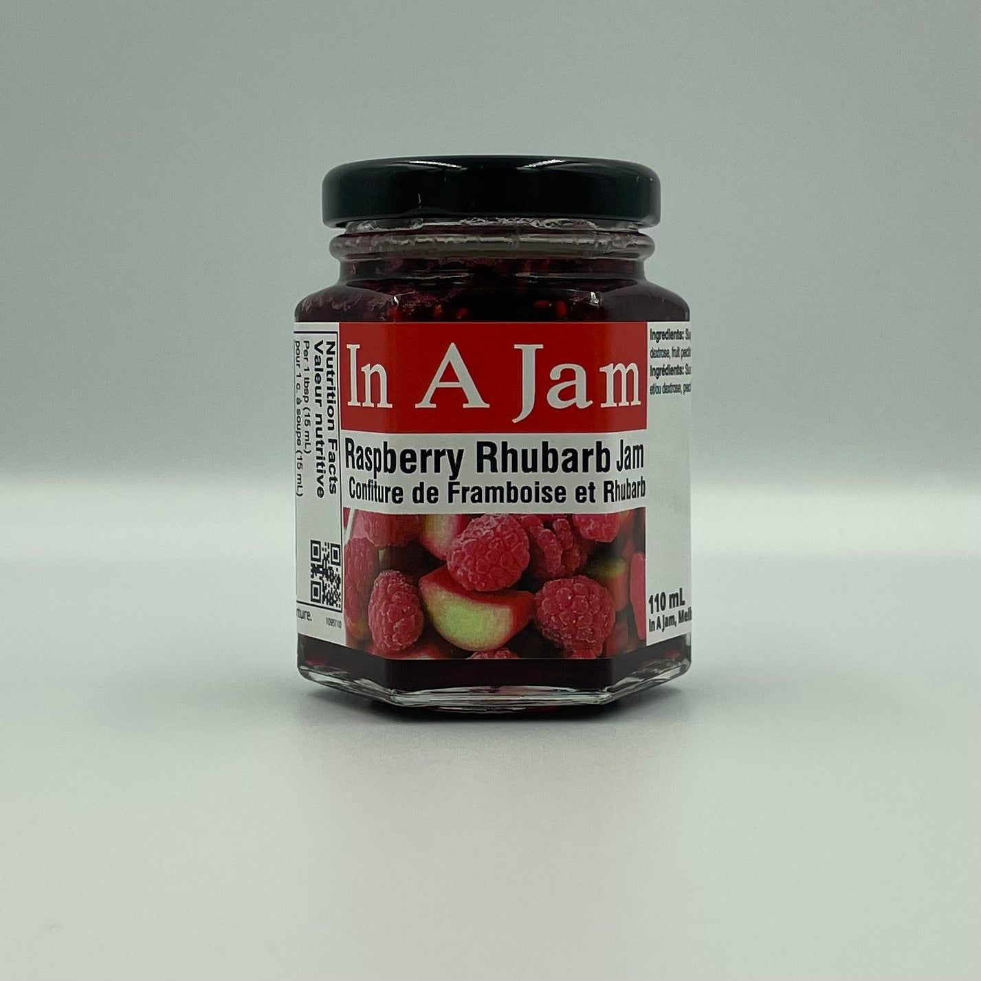 Raspberry Rhubarb Jam 110 mL