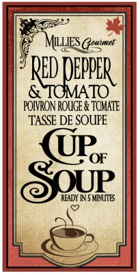 Millie&#39;s Cup of Soup - Red Pepper &amp; Tomato