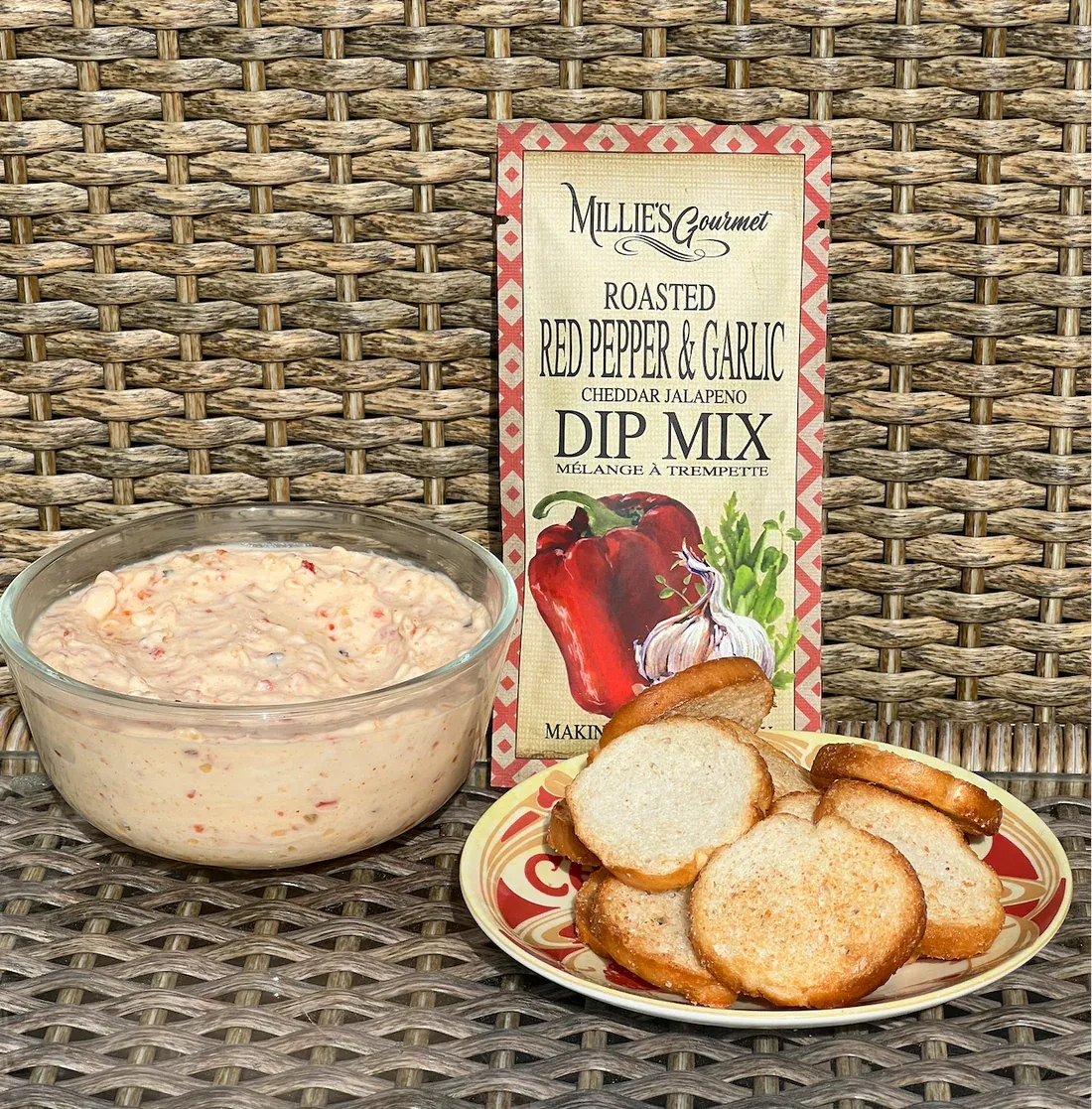 Millie&#39;s Dip Mix - Roasted Red Pepper &amp; Garlic