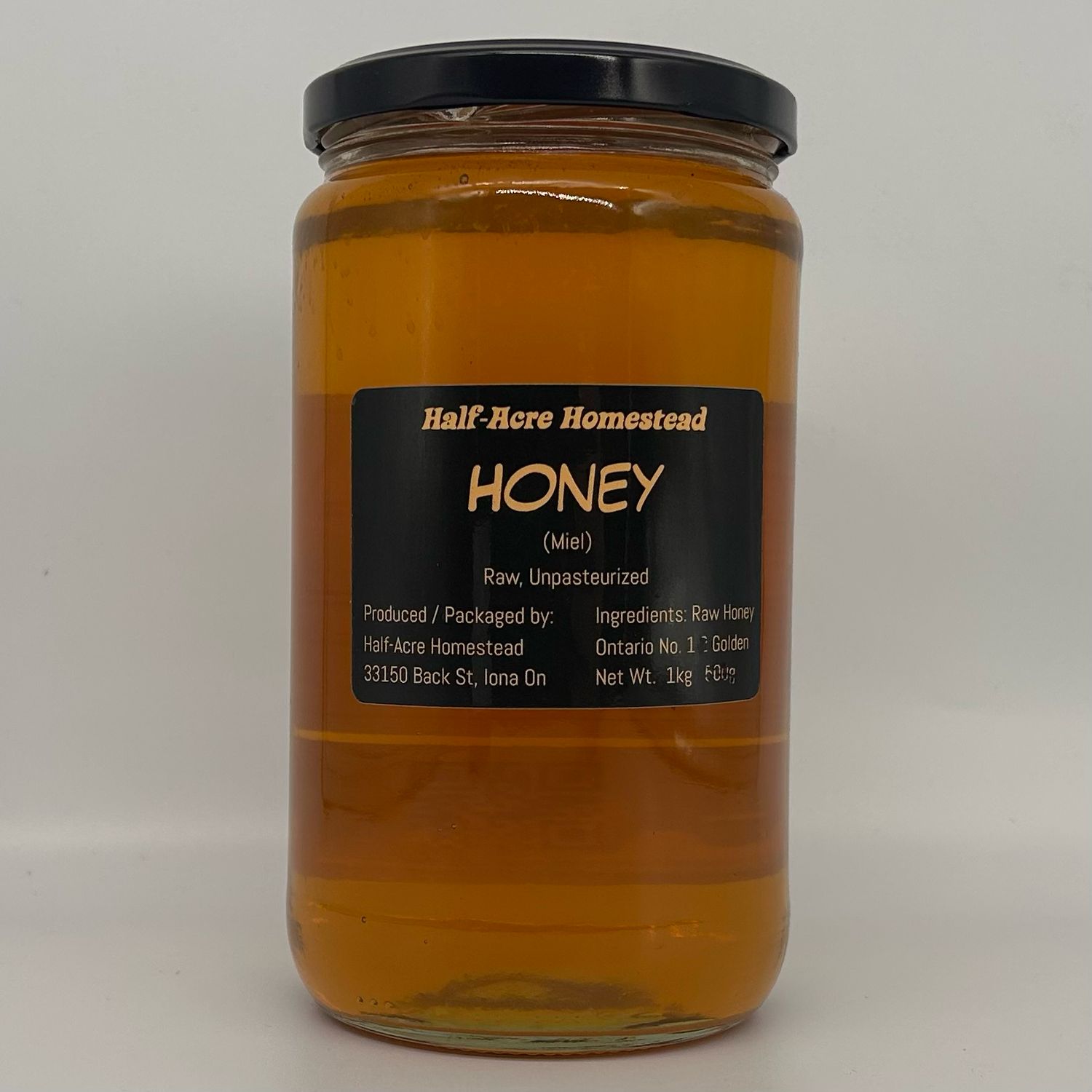Half-Acre Homestead - Wildflower Honey - 1 kg