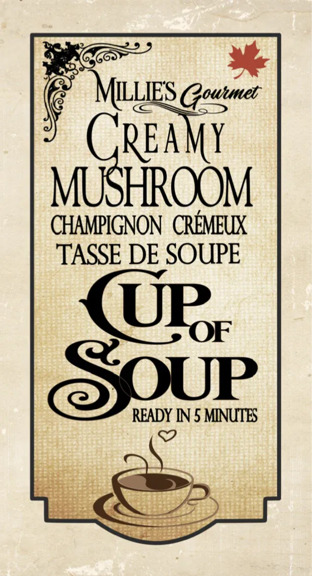 Millie&#39;s Cup of Soup - Creamy Mushroom