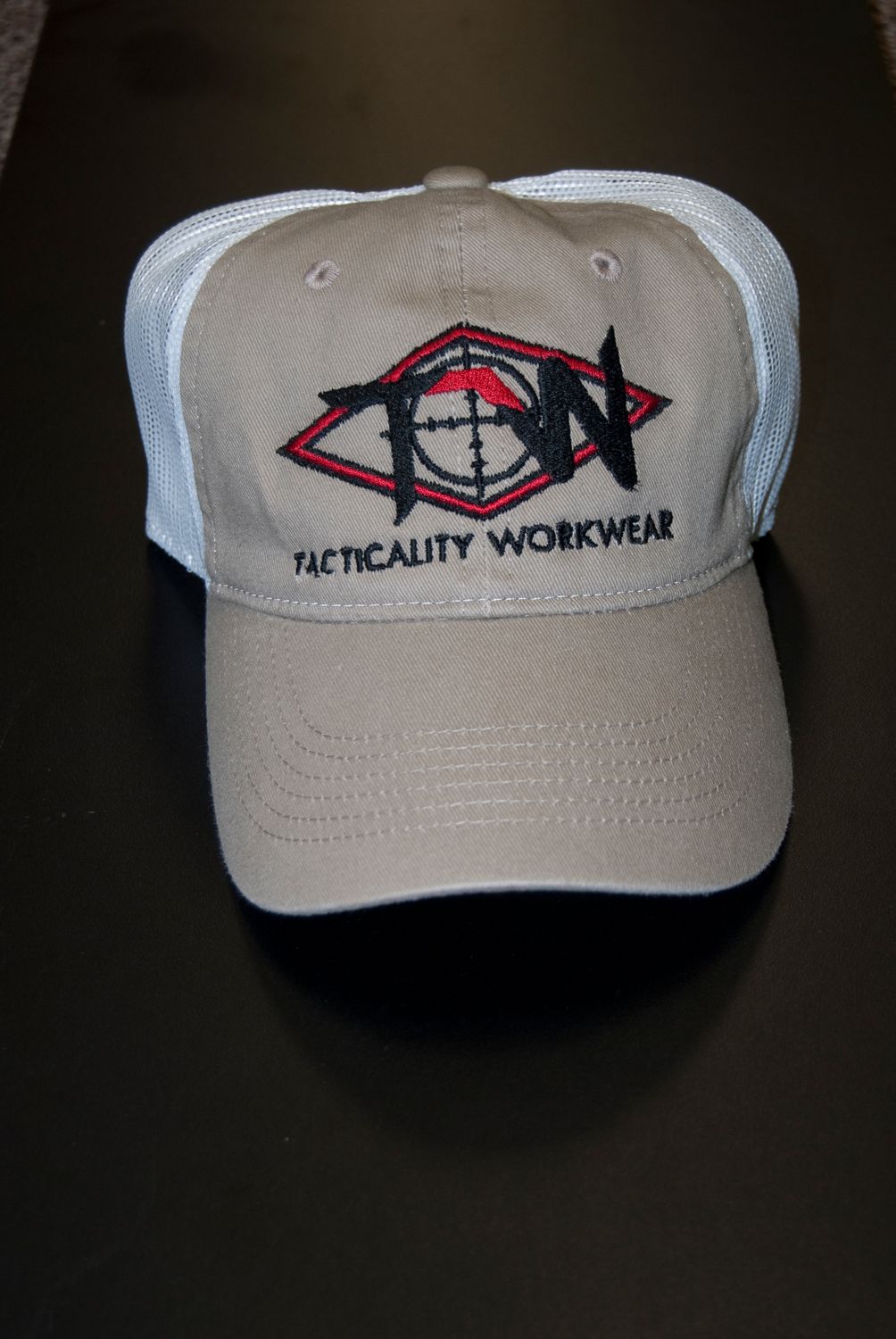TW Hat Adjustable, Color: White/Tan, Size: Adjustable