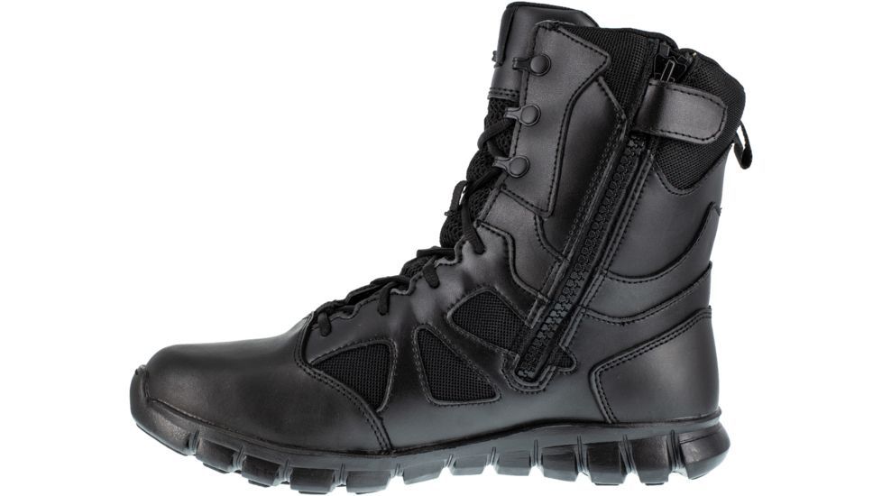 8&quot; Sublite Tactical Boot Side Zip, Color: Black, Size: 4