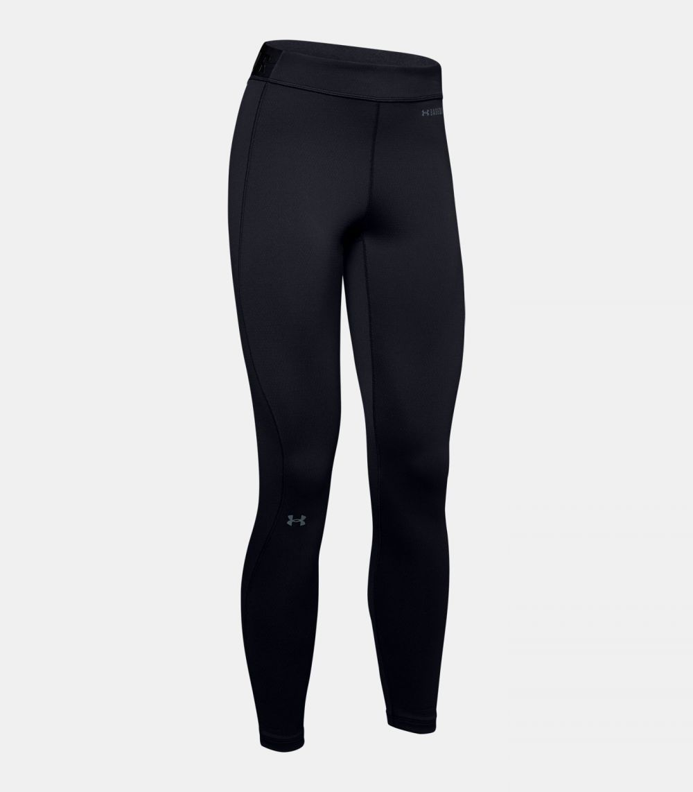 UA Women&#39;s 3.0 Baselayer Leggings, Color: Black, Size: Small
