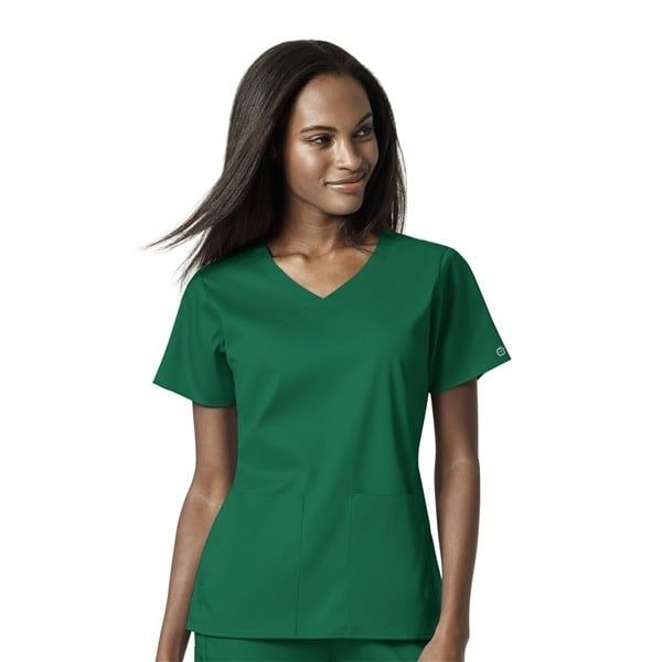 Wm 4 Pocket Wrap Top