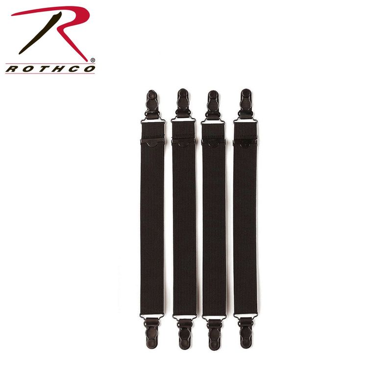 Shirt Stays - Straight - 4 PK