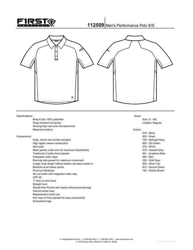 Men&#39;s S/S Performance Polo 