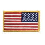 Flag Patch w Hooks Dk Gold Rev