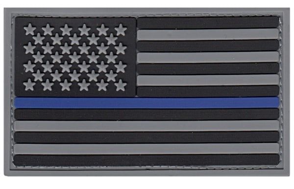 U.S. Flag - PVC Blue Line