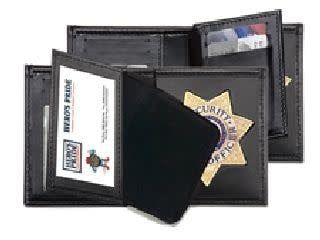 Leather Badge Wallet w ID 7 Point Star