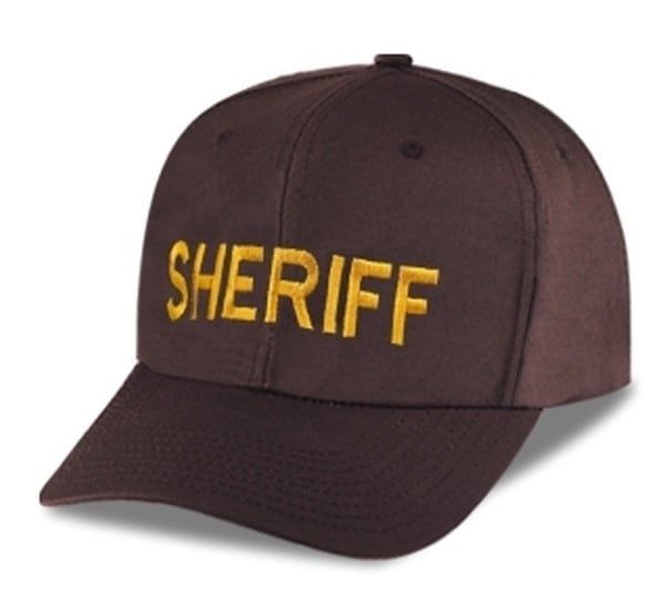 Sheriff Hat - Brown &amp; Gold