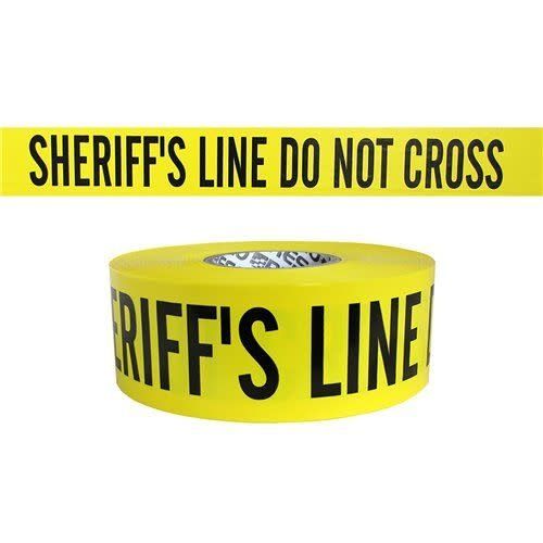 Barricade Tape Sheriff Line