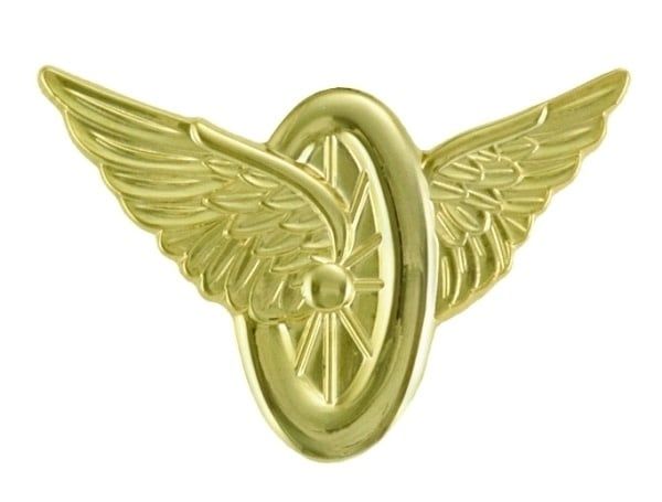 Wheel with Wings - Gold
