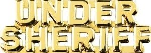 Collar Brass - Under Sheriff - Gold