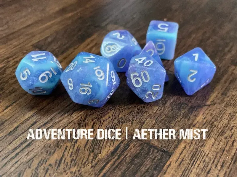 Aether Mist dice set