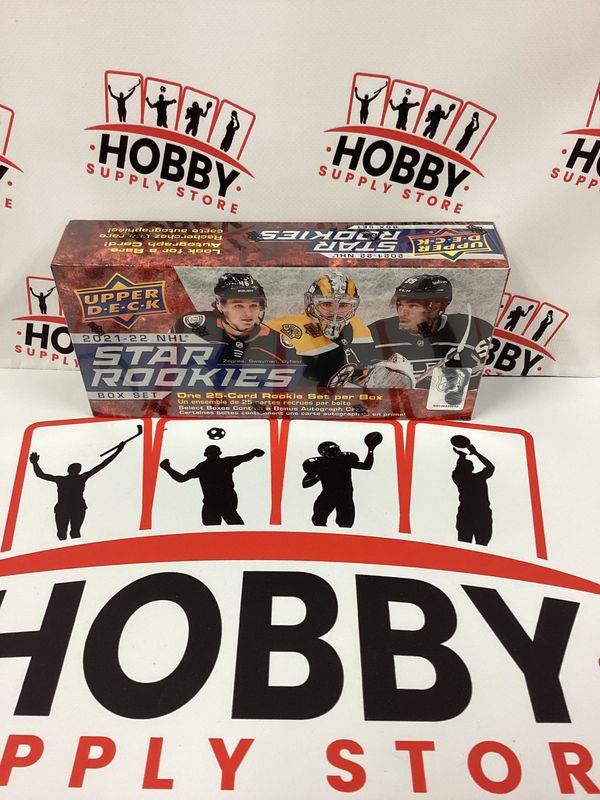 2021-22 NHL Upper Deck 25 CARD STAR ROOKIES BOX SET FACTORY SEALED