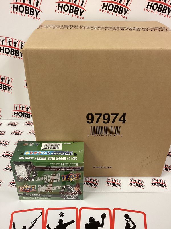 2021-22 Upper Deck Series 2 Hockey Retail Box FACTORY Case ( Case of 20 Boxes )