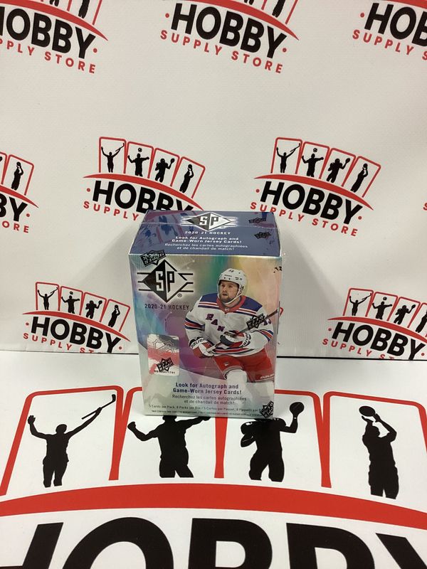 2020-21 Upper Deck SP Hockey Factory Sealed 8 Pack Blaster Box-Look for AUTOGRAPHS!