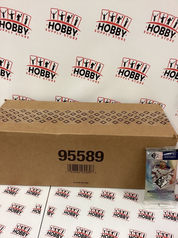2020/21 Upper Deck SP Hockey EXCLUSIVE HANGER PACK! Factory Sealed ( Case of 72 packs )