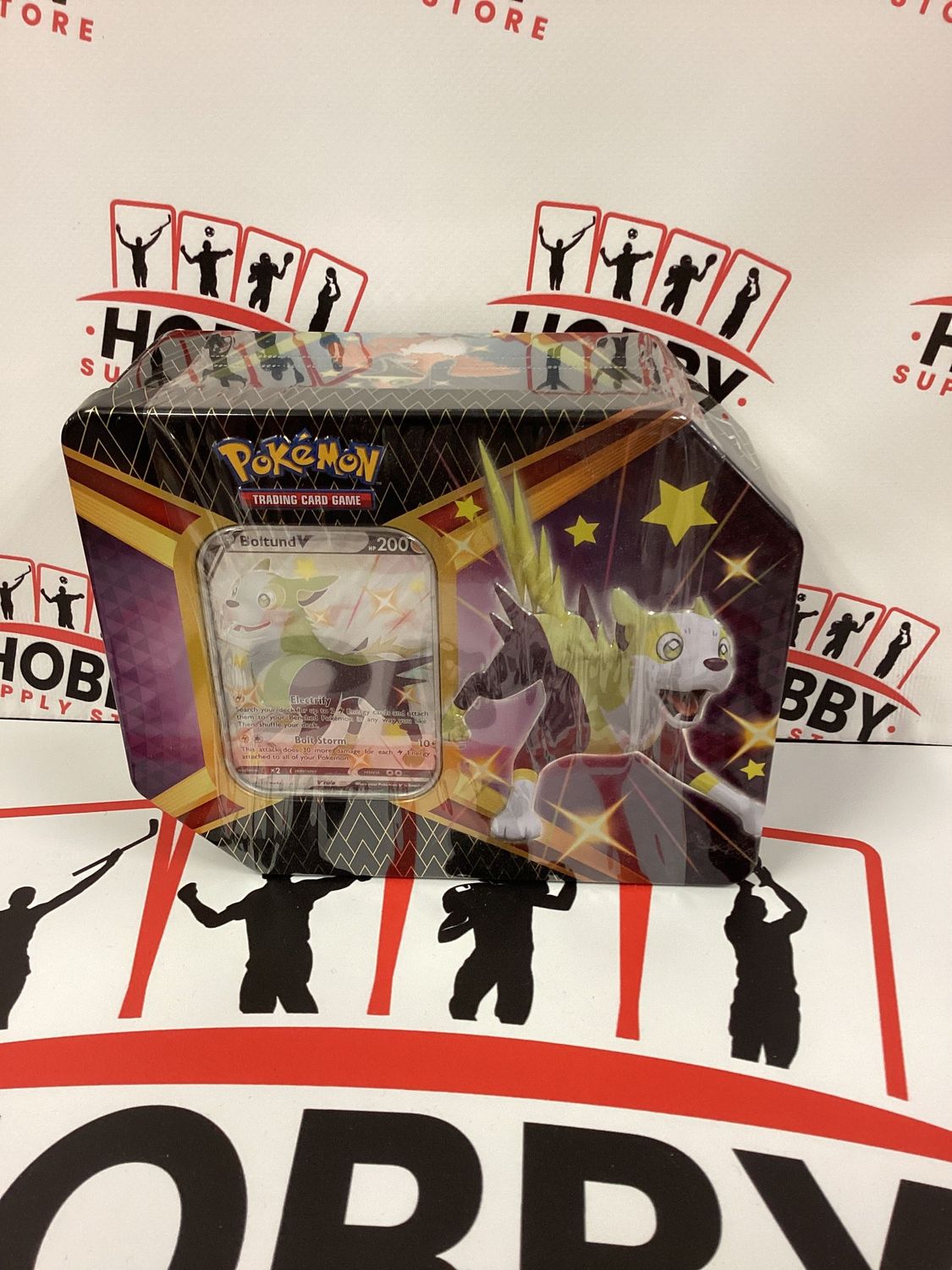 Pokemon TCG SHINING FATES Boltund V TIN - SEALED