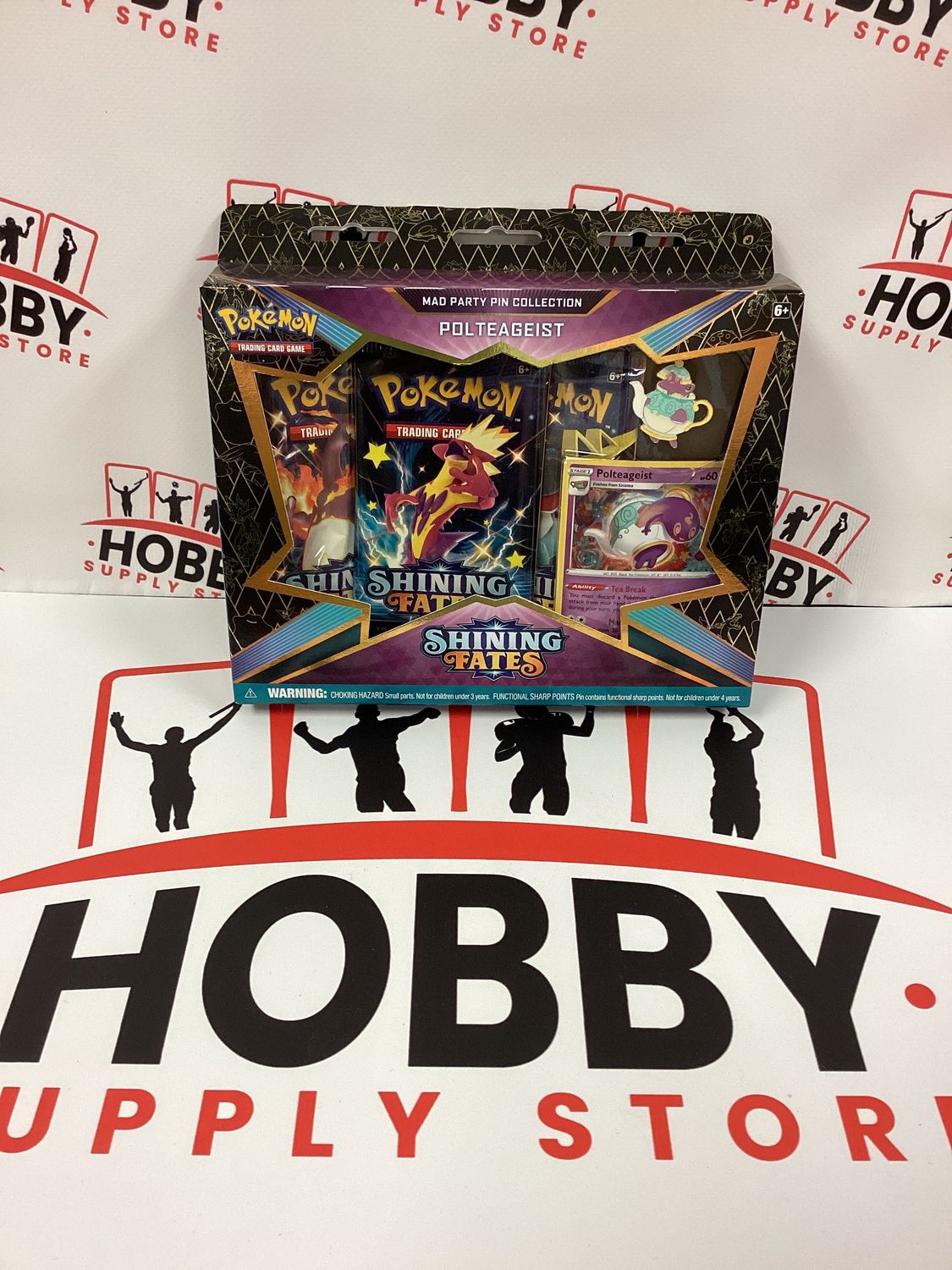 Pokemon TCG: SHINING FATES MAD PARTY PIN COLLECTIONS Polteageist