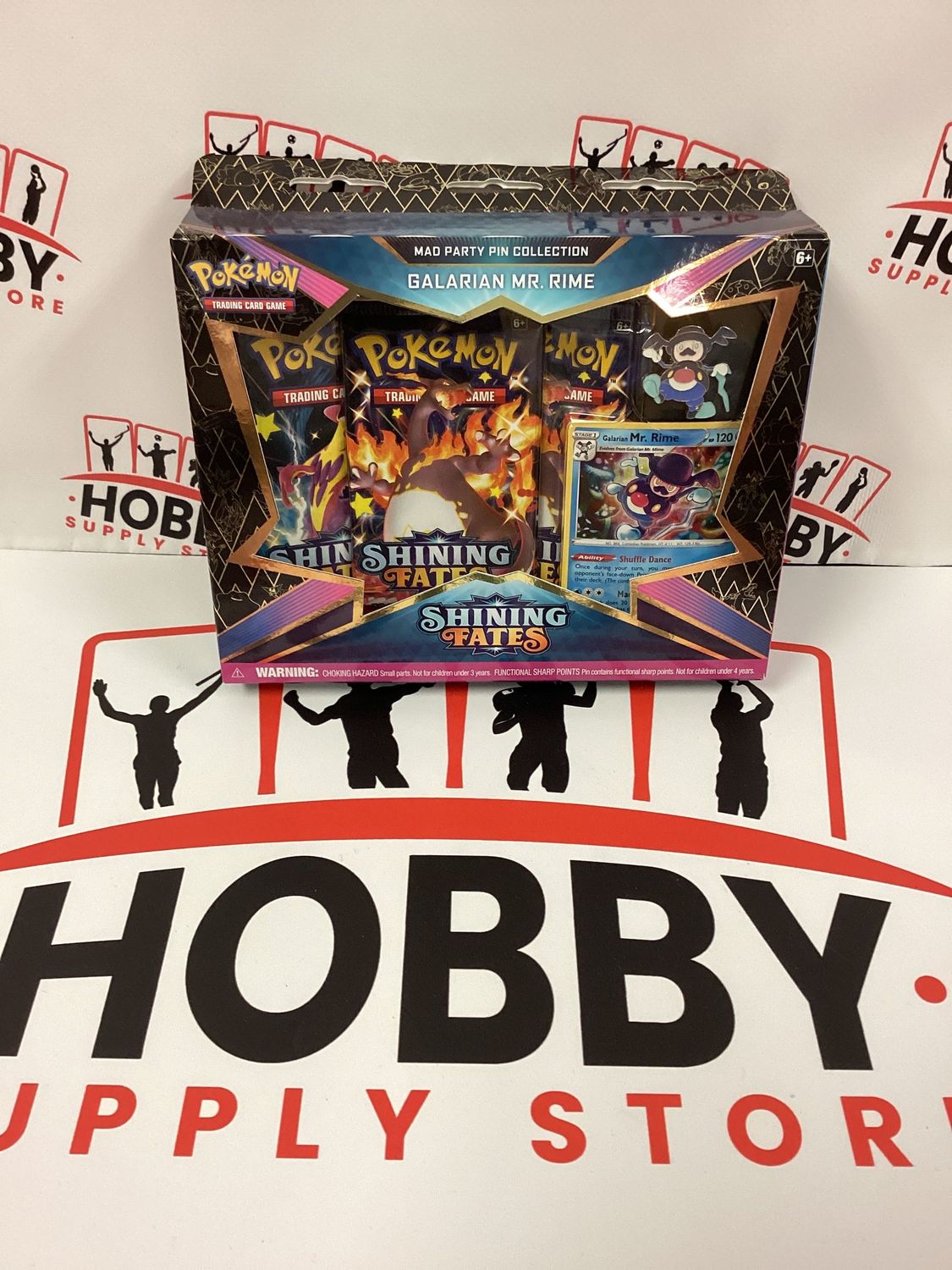 Pokemon TCG: SHINING FATES MAD PARTY PIN COLLECTIONS Galarian Mr. Rime