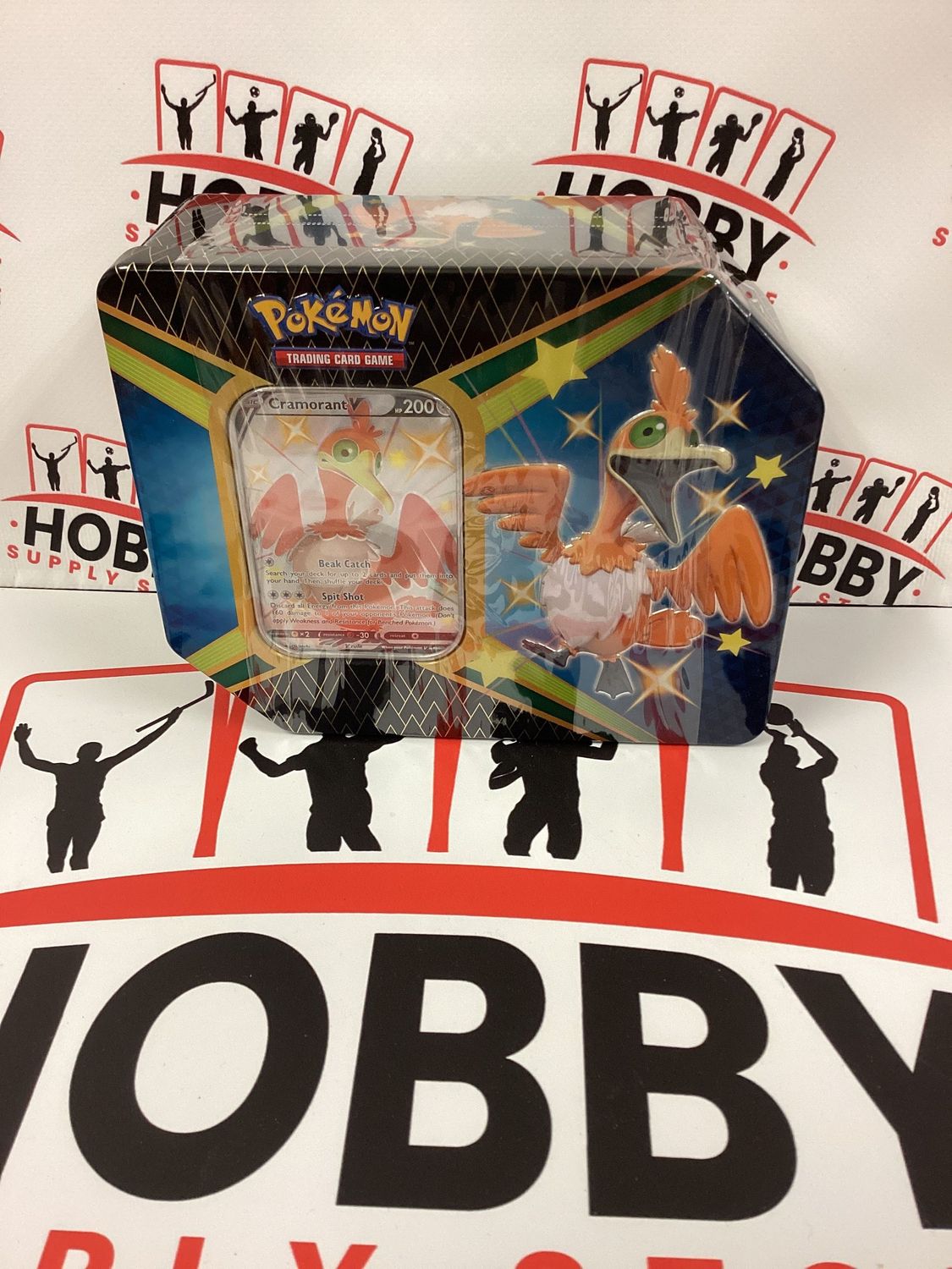 Pokemon TCG SHINING FATES CRAMORANT V TIN - SEALED