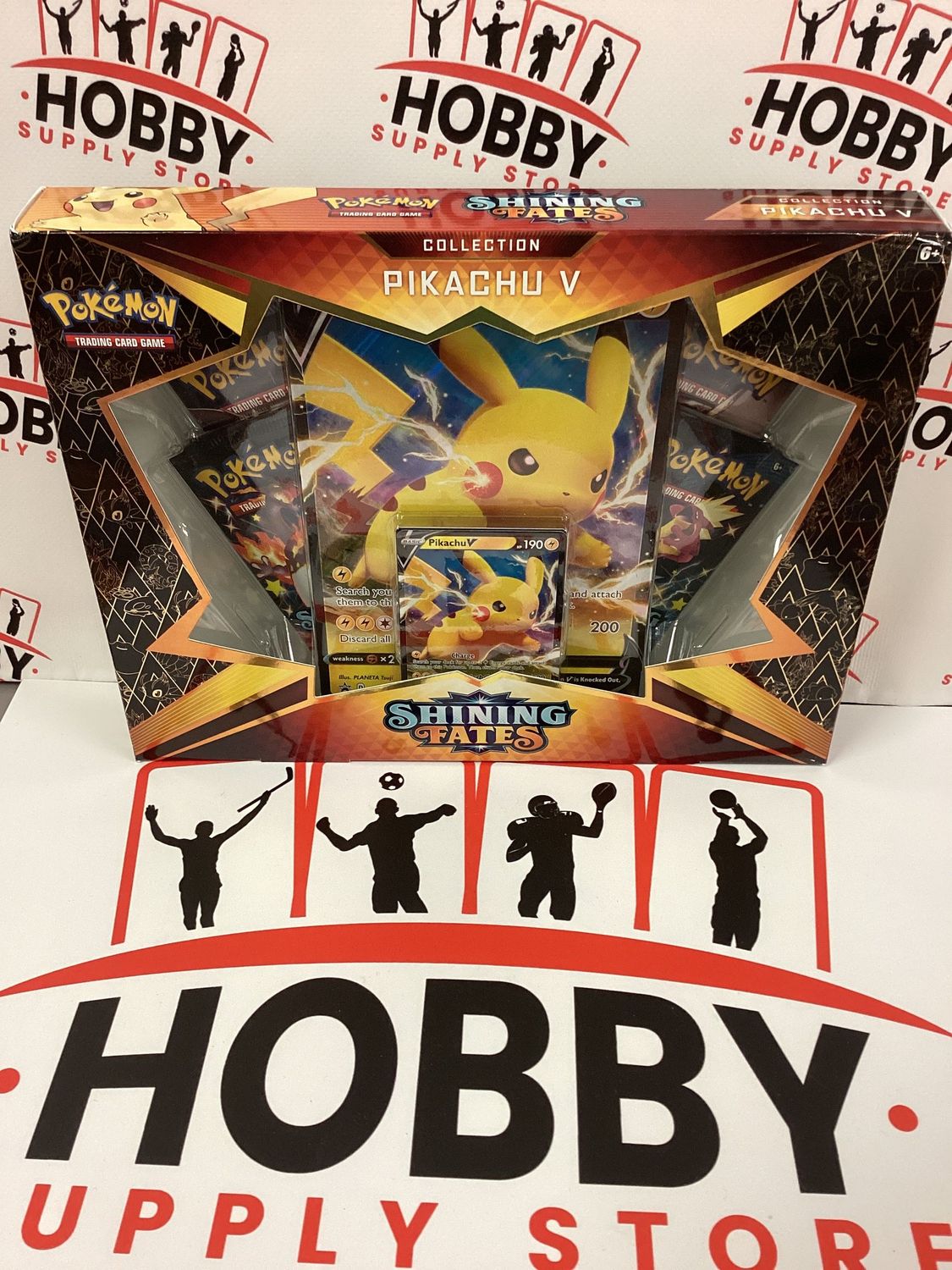 Pokemon Shining Fates Training Card Game Pikachu V Box FACTORY Sealed